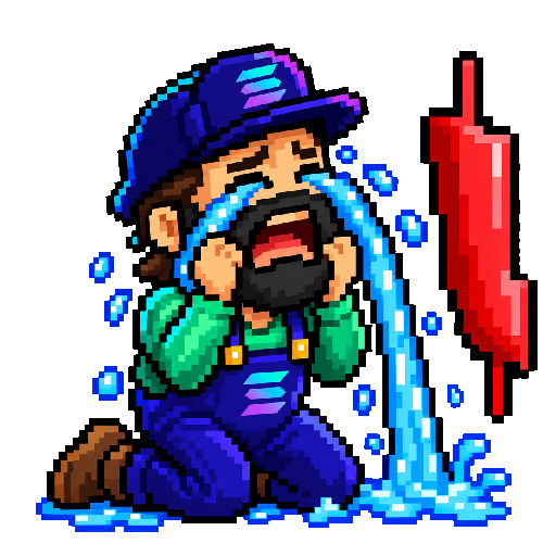 crying-red-candle sticker